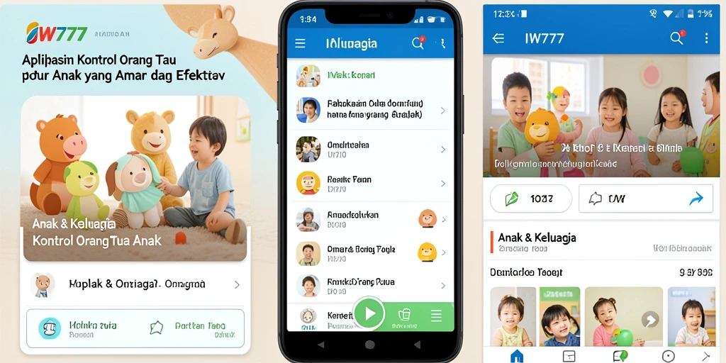 Antarmuka IW777 yang intuitif dan ramah pengguna.